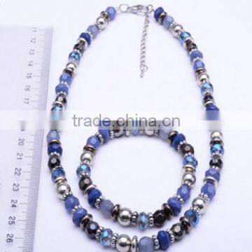 2016 Beads jewelry set african wedding jewelry nigerian fashion beaded jewelry set made in china