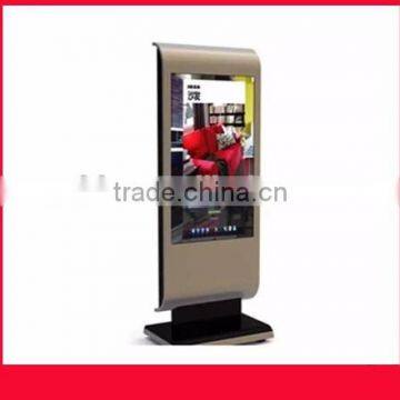 Floor standing TFT LED kiosk touch screen wifi 1080P digital player