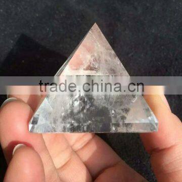Natural Clear Crystal Quartz Pyramids For Fengshui Crafts photo-2