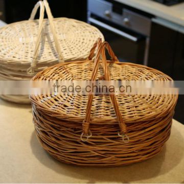 wicker picnic basket