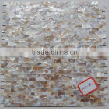 river shell mosaic wall tile