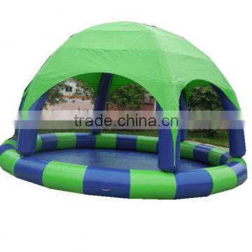 inflatable tent pool/PVC water park pools for rent