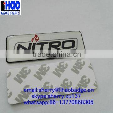 Metal epoxy sticker/label,printing custom epoxy sticker,aluiminum custom epoxy stickers