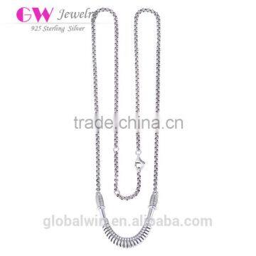 Factory direct supply 925 silver Necklace Vintage Chain necklace Strength of arm silver Charm Sport spirit Wholesale XLY016