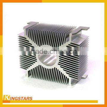LED Anodizing Square Aluminum Cold Forging Heat Sink photo-2