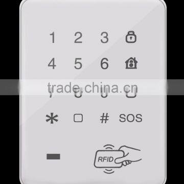 433MHz RFID wireless Touch keypad with low power reminder function