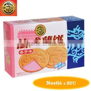 HFC 5306 French Filling Cookies, biscuits with taro flavor