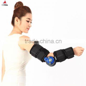 CE/FDA Approval orthopedic arm fracture elbow immobilizer Rom Elbow Brace hinge elbow support / splint With Arm Sling