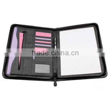 2016 New Ring Binder A4 pu Leather Portfolio Office Folder File Folders photo-2