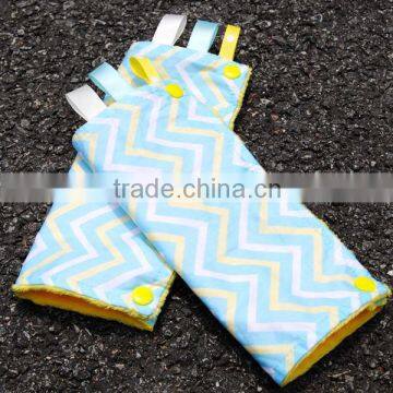 26 Colors Available Comfortable Super Soft Chevron Unisex Baby Carrier Pads photo-4