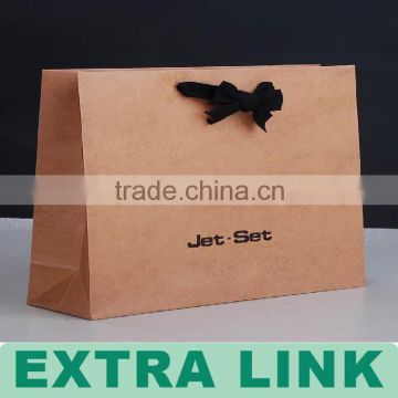 Guangdong Supplier Printing Packaging Custom Made brown Kraft Paper Bag