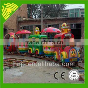 Professional kiddie rides amusement rail car