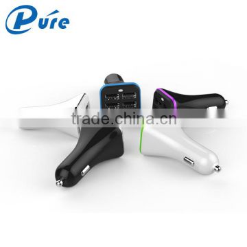 Universal multi usb ports 5.2A/6.8A cell phone charger 4 port usb car charger for mobile phone