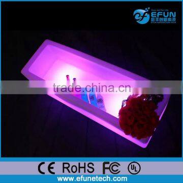 battery operated rgb color changing led wine bottle holder, led ice chest