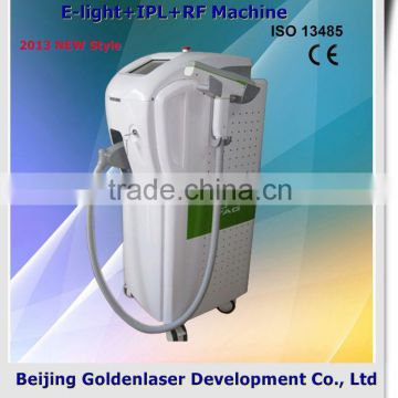 560-1200nm 2013 Multifunctional Beauty Equipment E-light+IPL+RF Machine Portable Pigmented Spot Removal Nd Yag Laser Speckle Removal Machine With Ce