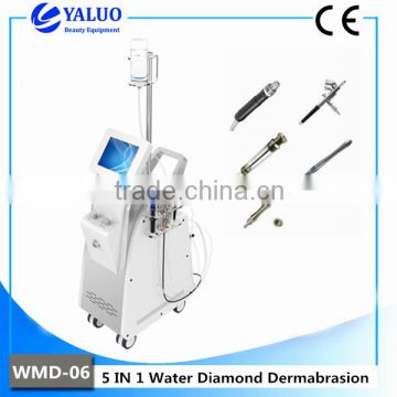 Newest 5 IN 1 Water Oxygen Jet Jet Clear Facial Machine Peel Machine With Diamond Dermabrasion And Ce Facial Oxygen Machine