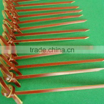 beautiful design multi-color bamboo flower skewers knotted skewers on sale