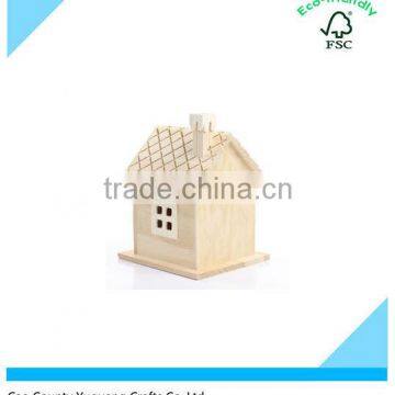 Unfinished Wood Gingerbread Birdhouse Christmas Birdhouse