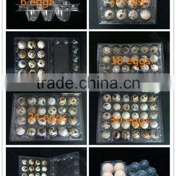 PVC/PET hatching plastic quail egg tray for sale