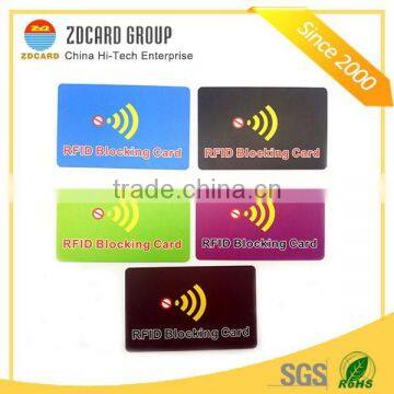 Custom CR80 HF Card Protector RFID Blocking Card photo-5