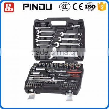 82pcs professional chrome vanadium auto repair tools socket set