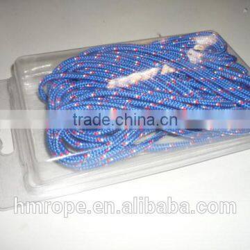 pp braid rope with a plastic blister