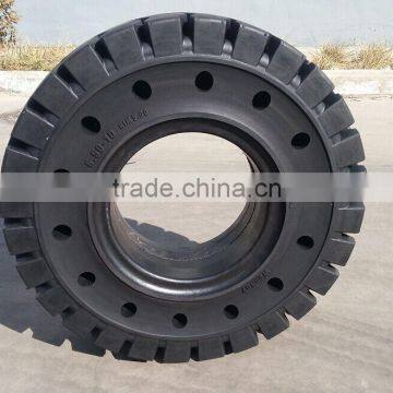 Chinese Famous Tyre Factory Solid Forklift Tires 6.00-9 6.50-10 7.00-9 With Puncture Proof Solution photo-4