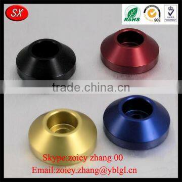 Guangdong Province Custom Precisioon Colorful Anodized Aluminum Cone Washer