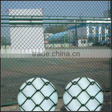 factory price!!! sale PVC/galvanized chain link fence mesh roll for playground to Brazil