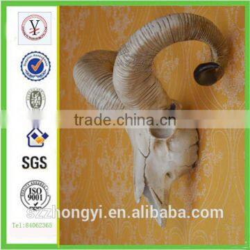 factory custom-made high quality resin sheep skull of taxidermy