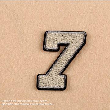 Cool New Design Skull/ Number Patch Embroidered for Cricket Jerseys photo-4