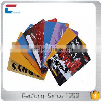 Glossy Surface 13.56 Mhz NTAG 213 Full Color Customized Printing hotel key rfid card