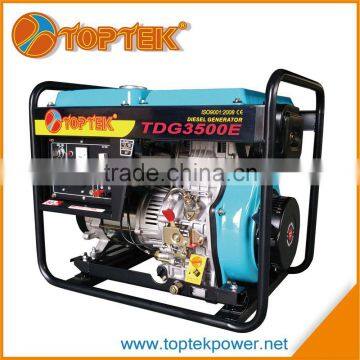 manufacturer 60hz electric start 3.5kw diesel generator
