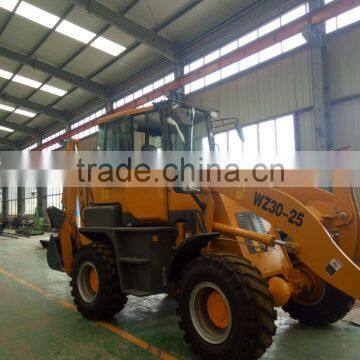 Agricultural Loader 4x4 Mini Backhoe Loader With Joystick and AC photo-2