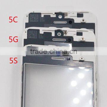 Hot Selling 3 in 1 Glass With Cold Press Frame Bezel With OCA Sheet Film for IPhone 5 photo-3