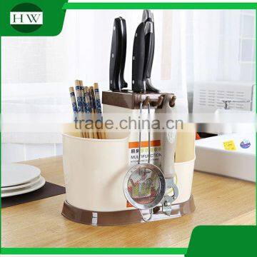 Kitchen Accessories Multipurpose Plastic Flatware Fork Spoon Knife Storage Rack Holder photo-5