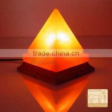 Pyramid Salt Lamp