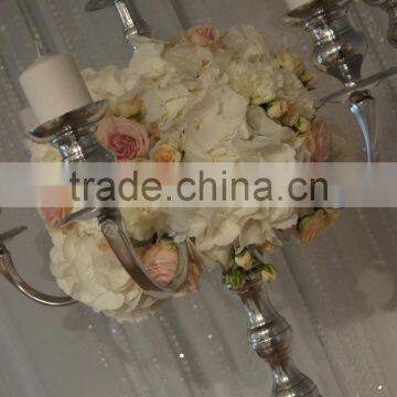 Wedding Floor Candelabra With Crystal Ball 7 Light For Church Wedding Decoration photo-2