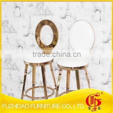 Metal Frame Golden Hot Sale Round Back Bar Chair photo-2