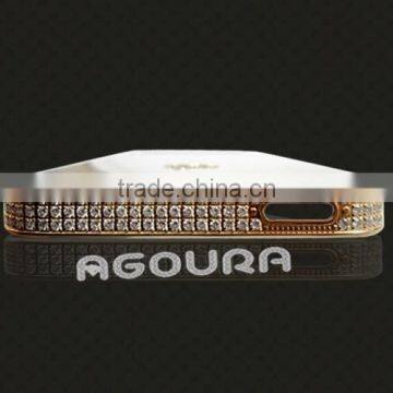 Big Sale Luxury 24k Gold Plating Diamond Original Back Case for Iphone 5S photo-5