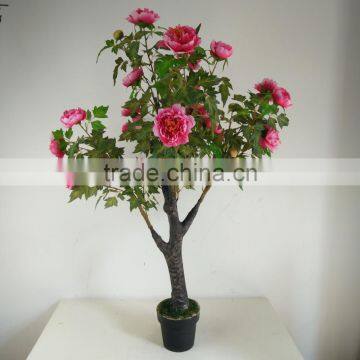 Fake Arbor Peony Flower Tree Artificial Peony Flower for Decoration photo-2