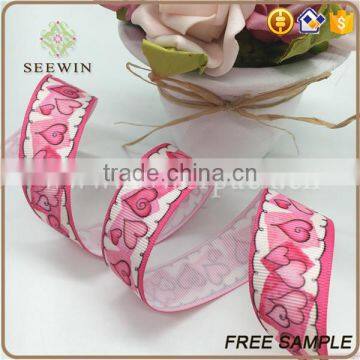 Hot Sale Printed Heart Ribbon for Valentine's Day photo-3