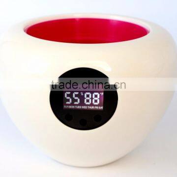 Stylish Desktop Flower Pot Vase With Time Temperature Humidity Display photo-2