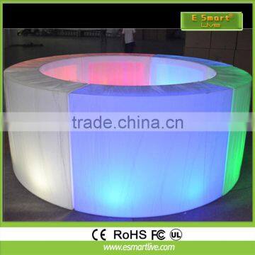 sofa furniture led bar counter Beer drinking white led bar counter with sink bar table chair set