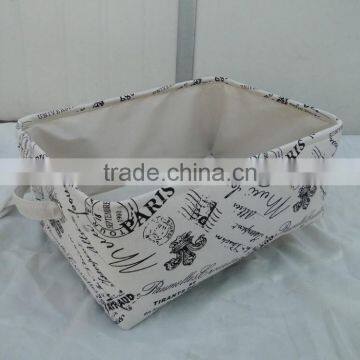 Hot Selling Cloth Storage Basket With Pattern and Handle photo-2