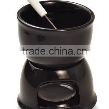 Chocolate Fondue Set, Ceramic Fondue Set photo-3