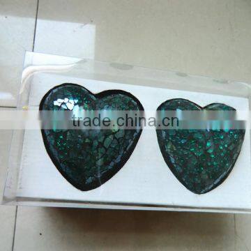 and Mosaic Glass Ball in Different Color Christmas Decor Hearts for Christmas Home Decoration