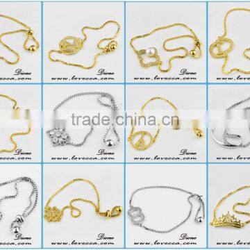 White Gold Plated Wedding Jewelry Bracelet Bridesmaid Gift Micro Pave Zircon Jewelry Bracelet photo-6