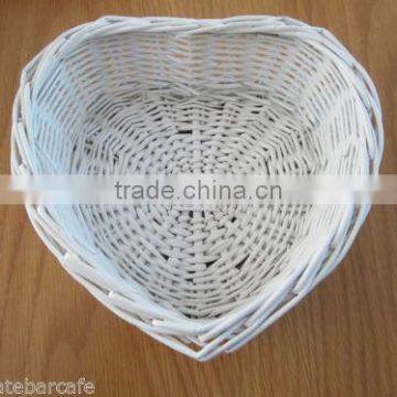Set 3 Willow Material Hand Made Decorative Empty Wicker Serving Tray photo-3
