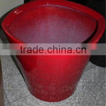 SJZJN 2659 Modern Outdoor Planters / Fiberglass Planter / Clay Flower Pot Wholesale photo-3